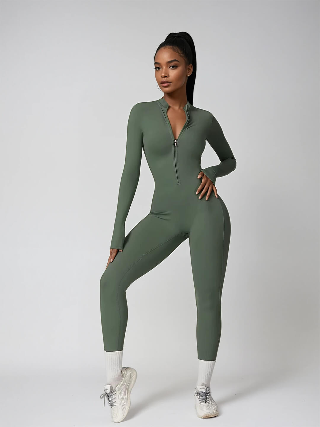 Sculpt Zip Jumpsuit